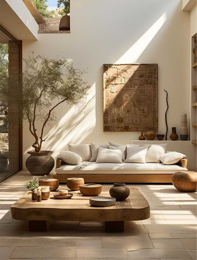 Southwest themed living room